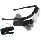 Şarjlı Gözlük Tip Büyüteç Mercek Lup Lensleriyle Taşıma Çantalı 11642dc thumbnail 4