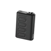 Bix TPB15 10000mAh PD 20W USB-C ve USB-A QC 3.0 Çift Portlu 22.5W Süper Hızlı Şarj Destekli ve Dijital Ekranlı Mini Powerbank Siyah thumbnail 1