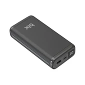 Bix PB204 20000mAh USB-A 22.5W ve Type-C PD 20W Çift Çıkışlı LED Ekranlı Powerbank Siyah thumbnail 2