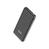Bix BXPB107 10000mAh 20W PD Type-C ve USB-A QC 22.5W Çift Çıkışlı LED Ekranlı Hızlı Şarj Powerbank Siyah thumbnail 1