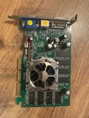 Nvidia Geforce FX5500 5500 256MB 128-bit DDR PCI VGA/DVI/TV-Out Dual Head Video Card 2.EL KULLANILMIŞ thumbnail 1