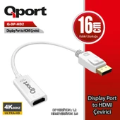 QPORT Q-DP-HD2 DISPLAY PORTUNDAN HDMI CEVIRICI 4K 60HZ - 1