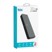 Bix PB203 20000mAh SCP 22.5W USB Çift Çıkışlı Dijital Ekranlı Portatif Powerbank Gri thumbnail 4