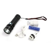 Baretta Tk92 2000 Lümen Amerikan L2 Led Profesyonel Şarjlı El Feneri - 2