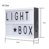 A5 Led Işıklı Yazı Panosu Lightbox thumbnail 3