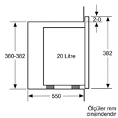 SİEMENS BE525LMB2 iQ500 Built-In Microwave with grill Siyah - 8