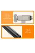 C10 Çok Amaçlı Tripod Kumandalı Selfie Çubuğu 183 Cm Siyah - 3