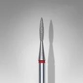 Staleks Elmas Manikür Freze Ucu Sivri Uçlu Ateş Model Kırmızı 016 FA11R016-8 thumbnail 1