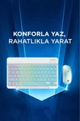 09 Şarj Edilebilir RGB Işıklı Kablosuz Klavye Mouse Seti - 7