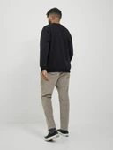 Jack Jones Bradley Bisiklet Yaka Büyük Beden Erkek Sweat 12250594 - 4