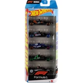 Hot Wheels Formula 1 5'li Araç Seti JGF58 thumbnail 1