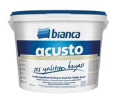 Bianca Acusto Ses Yalıtım Boyası 15 Lt Beyaz - 1