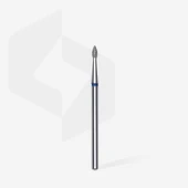 Staleks Elmas Manikür Freze Ucu Damla Model Mavi 4mm FA60B018-4 - 2