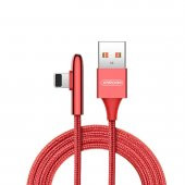 Joyroom S-M98K 1.2M 3A Lightning Şarj ve Data USB Kablosu Kırmızı - 1
