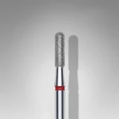 Staleks Elmas Manikür Freze Ucu Yuvarlatılmış Silindir Model Kırmızı FA30R023-8 thumbnail 1