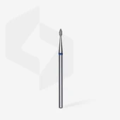 Staleks Elmas Manikür Freze Ucu Sivri Damla Model Mavi 4mm FA40B016-4 - 2