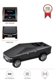 Torima D68 Siyah CyberTruck Araba Tasarımlı Bluetooth Hoparlör 15W Güçlü Ses RGB LED /TWS/USB - 1