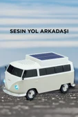 Torima D70 Bej Vosvos Tasarımlı Solar Şarjlı Bluetooth Hoparlör 5W Güçlü Ses thumbnail 2