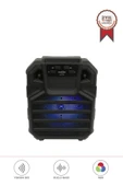 Torima GTS-1397 Siyah 6,5 inc RGB Ledli Taşınabilir Bluetooth Hoparlör Parti Speaker thumbnail 1