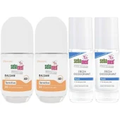 Sebamed Deodorant Roll-On 50ML Balsam Hassas/Sensitive + Roll-On 50ML Fresh (Karma 4 Lü Set) - 1