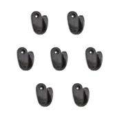 Büyük Tekli Fincan Askı, Dekor Askısı - Siyah, 100 Adet, 12x23x30 Mm - 2