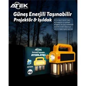 Güneş Enerjili Taşınabilir Projektör Işıldak - 1