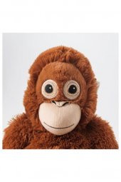 IKEA DJUNGELSKOG Yumuşak Maymun / Orangutan Peluş Oyuncak - 3