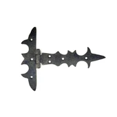 Antika Tarz Dekoratif Pirinç Kuyruklu Lale Menteşe - 147x193 Mm, Oksit thumbnail 2