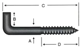 Şofben Çivisi No 1 / 5.8x50 - 100 Adet - 2