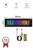 Rp1259 Led Matrix Panel 16x96cm Telefon Kontrollü Kayar Led Animasyon Aydınlatma thumbnail 1