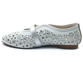 Feles Delik Taş Detaylı Kadın Babet Ayakkabı thumbnail 4