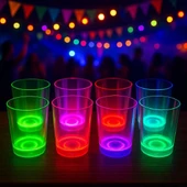 Partyglow Neon Mavi Bardak 8.5 X 10.5 Cm - 2