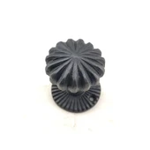 Antika Tarz Dekoratif Pirinç Açarlı Kapı Babası - 50mm, Oksit - 1