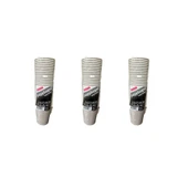Pappbeger Kulplu Saplı 175 Ml. 6 Oz Kraft Karton Bardak - Gri - 30 Adetlik 3 Paket - 1