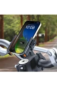 Gidon Bağlantılı Bisiklet Motosiklet İçin Esnek Abs 4-7.8″ İnç Telefon Tutucu 360° Dönebilen Tasarım - 3
