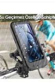Gidon Bağlantılı Su Geçirmez Mıknatıslı Motorsiklet Telefon Tutucu - 4