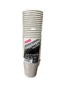 Pappbeger Kulplu Saplı 175 Ml. 6 Oz Kraft Karton Bardak - Gri - 30 Adetlik 3 Paket - 2