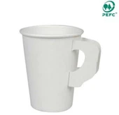 Pappbeger Kulplu Saplı 175 Ml. 6 Oz Kraft Karton Bardak - Gri - 30 Adetlik 10 Paket - 4