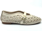 Feles Delik Taş Detaylı Kadın Babet Ayakkabı thumbnail 5