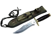 Standart T.c Komando Bıçağı 30cm - Oluklu, Testere Detaylı, Kılıflı - 1