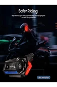 Bt57 Motosiklet Kask Kulaklık Intercom Işıklı Motorsiklet Interkom - 2
