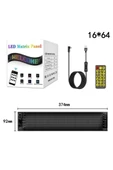 Rp937 Led Matrix Panel 16x64cm Telefon Kontrollü Kayar Led Animasyon Aydınlatma - 2