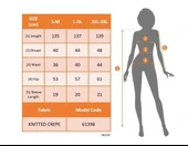 Kadın Kısa Kollu Bisiklet Yaka Puantiyeli Maksi örme Krep Elbise thumbnail 6