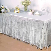 Gümüş Metalize Masa Eteği 275x75 Cm – Kendinden Yapışkanlı - 2