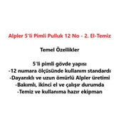 Alpler 5'li Pimli Pulluk 12 No-2. El-Temiz thumbnail 2