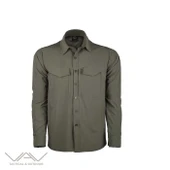 VAV Uzun Kol Gömlek Tacflex-01 Haki L - 3