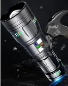 Pro F-3002 Alüminyum Tg Led Gece Şeritli Type-c Şarjlı El Feneri thumbnail 3