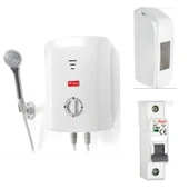 king k 7008 ekvator ani su isıtıcı şofben sigorta ve kutusu dahıl paket - 1