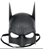 Siyah Renk Çocuk Boy Arkadan Lastikli Batman Maskesi A Kalite  20x14 Cm - 3