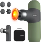 RENPHO Mini Isıtmalı Termal Masaj Cihazı, Derin Doku Perküsyon - Zeytin Yeşili - 1